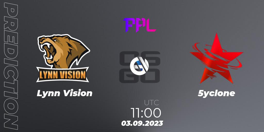 Lynn Vision - 5yclone: прогноз. 03.09.2023 at 11:00, Counter-Strike (CS2), Perfect World Arena Premier League Season 5