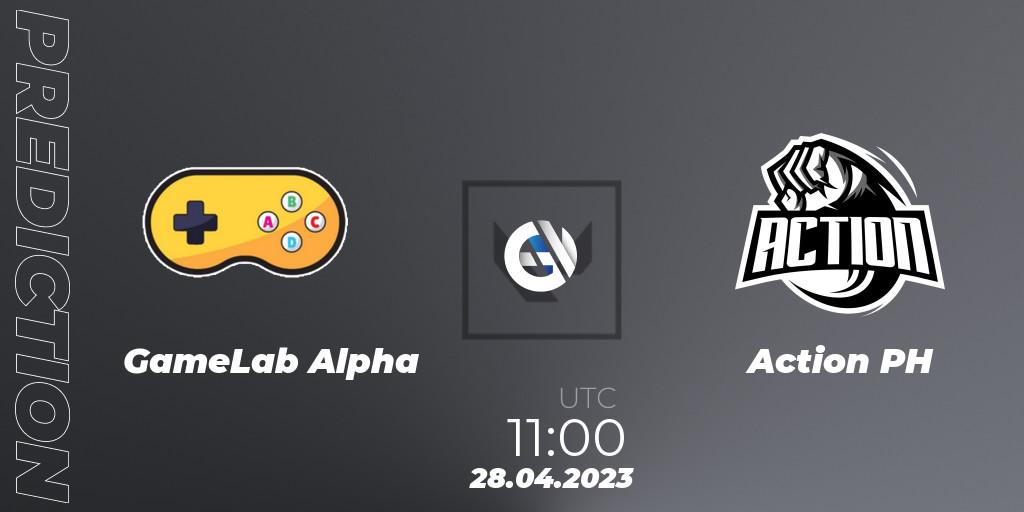 GameLab Alpha - Action PH: прогноз. 28.04.23, VALORANT, VALORANT Challengers 2023: Philippines Split 2 - Group stage
