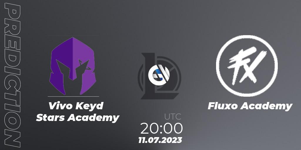 Vivo Keyd Stars Academy - Fluxo Academy: прогноз. 11.07.2023 at 20:00, LoL, CBLOL Academy Split 2 2023 - Group Stage