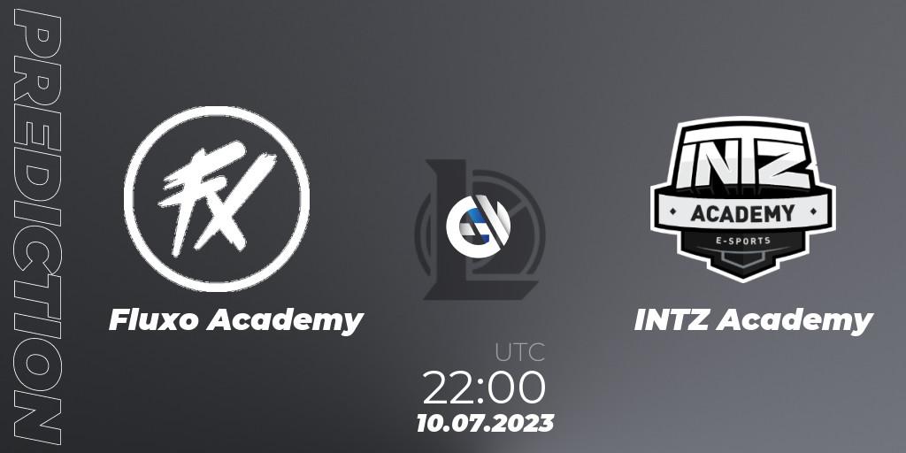 Fluxo Academy - INTZ Academy: прогноз. 10.07.2023 at 22:00, LoL, CBLOL Academy Split 2 2023 - Group Stage