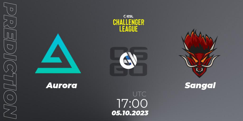 Aurora - Sangal: прогноз. 06.10.2023 at 17:00, Counter-Strike (CS2), ESL Challenger League Season 46: Europe