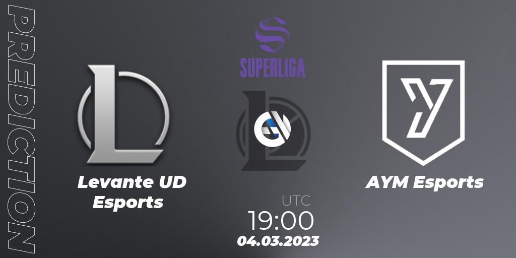 Levante UD Esports - AYM Esports: прогноз. 04.03.2023 at 19:00, LoL, LVP Superliga 2nd Division Spring 2023 - Group Stage