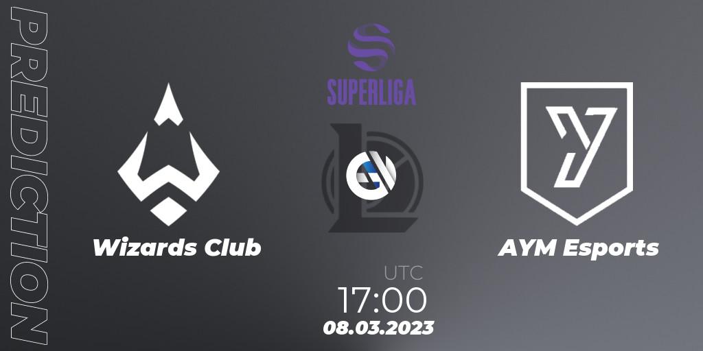 Wizards Club - AYM Esports: прогноз. 08.03.23, LoL, LVP Superliga 2nd Division Spring 2023 - Group Stage