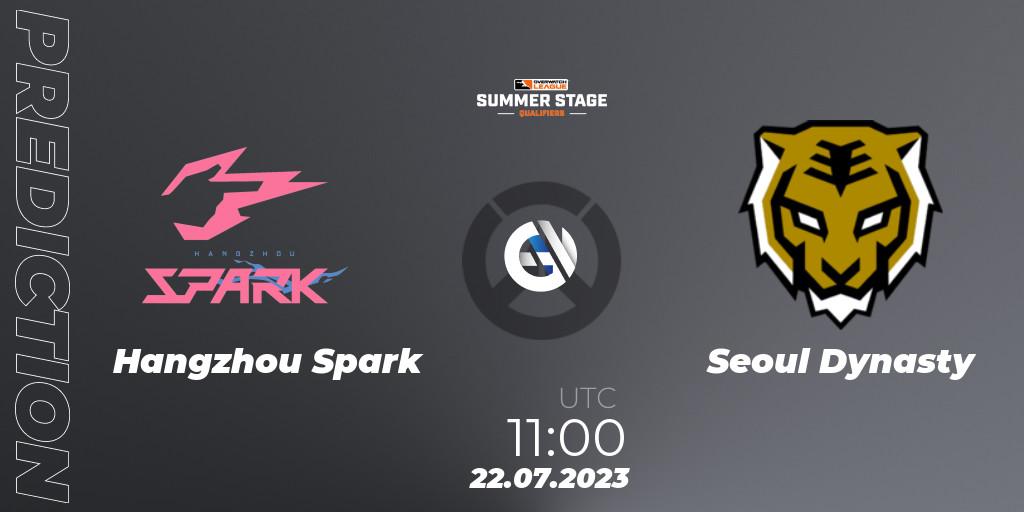 Hangzhou Spark - Seoul Dynasty: прогноз. 22.07.2023 at 11:30, Overwatch, Overwatch League 2023 - Summer Stage Qualifiers