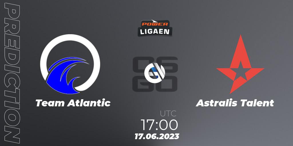 Team Atlantic - Astralis Talent: прогноз. 17.06.2023 at 16:30, Counter-Strike (CS2), Dust2.dk Ligaen Season 23