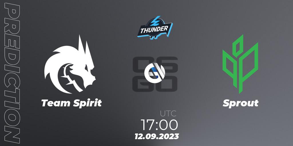 Team Spirit - Sprout: прогноз. 12.09.23, CS2 (CS:GO), Thunderpick World Championship 2023: European Series #2