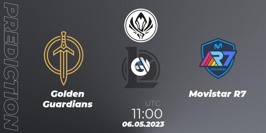 Golden Guardians - Movistar R7: прогноз. 06.05.23, LoL, Mid-Season Invitational 2023 Group A