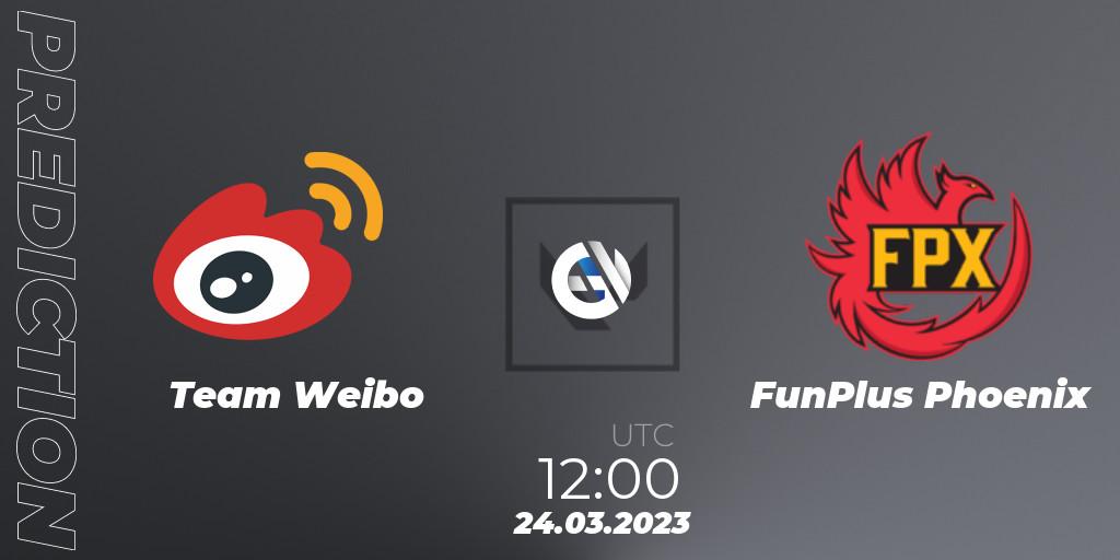 Team Weibo - FunPlus Phoenix: прогноз. 24.03.23, VALORANT, FGC Valorant Invitational 2023: Act 1
