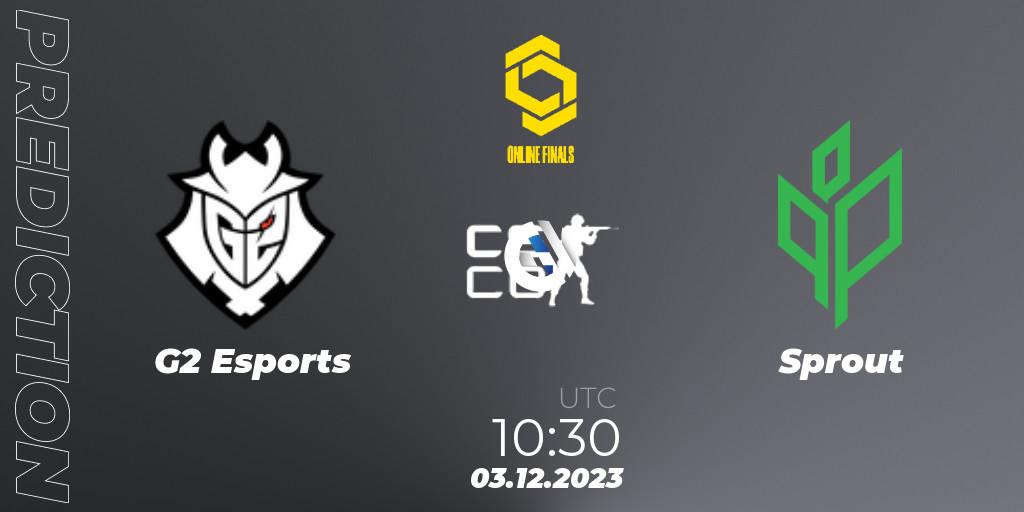 G2 Esports - Sprout: прогноз. 03.12.23, CS2 (CS:GO), CCT Online Finals #5