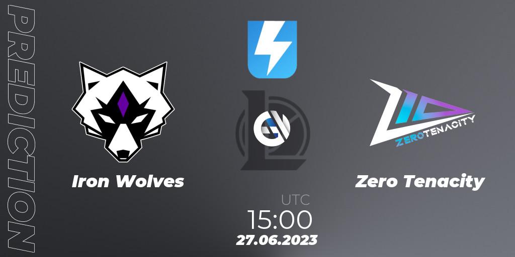 Iron Wolves - Zero Tenacity: прогноз. 27.06.2023 at 19:00, LoL, Ultraliga Season 10 2023 Regular Season