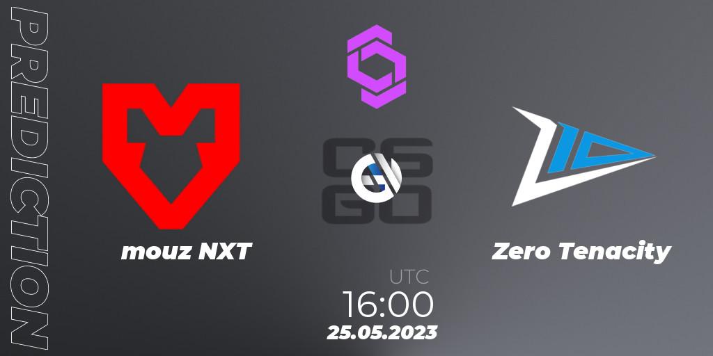 mouz NXT - Zero Tenacity: прогноз. 25.05.2023 at 16:00, Counter-Strike (CS2), CCT West Europe Series 4 Closed Qualifier