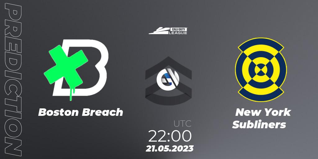 Boston Breach - New York Subliners: прогноз. 21.05.2023 at 22:00, Call of Duty, Call of Duty League 2023: Stage 5 Major Qualifiers