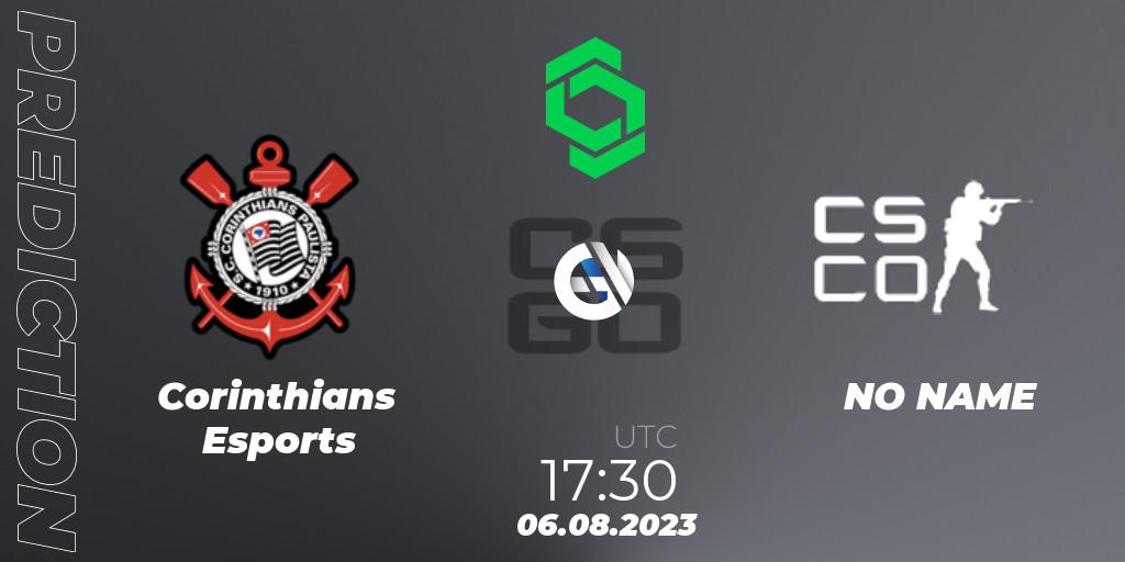 Corinthians Esports - NO NAME: прогноз. 06.08.2023 at 17:30, Counter-Strike (CS2), CCT South America Series #9