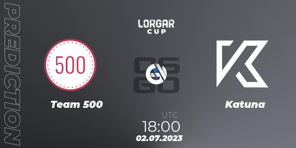 Team 500 - Katuna: прогноз. 02.07.23, CS2 (CS:GO), Lorgar Cup