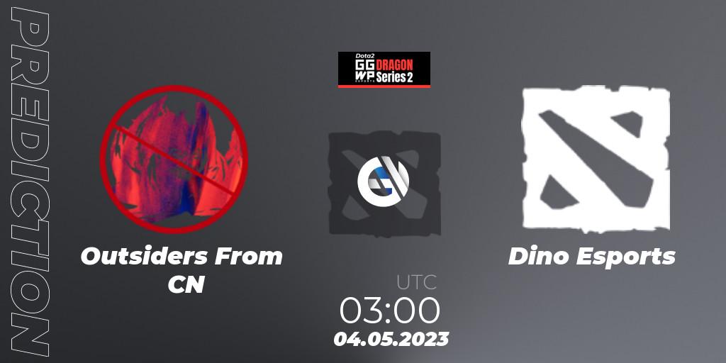 Outsiders From CN - Dino Esports: прогноз. 04.05.23, Dota 2, GGWP Dragon Series 2