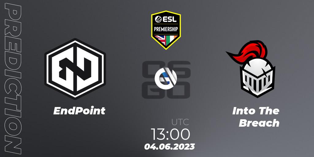 EndPoint - Into The Breach: прогноз. 04.06.2023 at 13:00, Counter-Strike (CS2), ESL Premiership Spring 2023