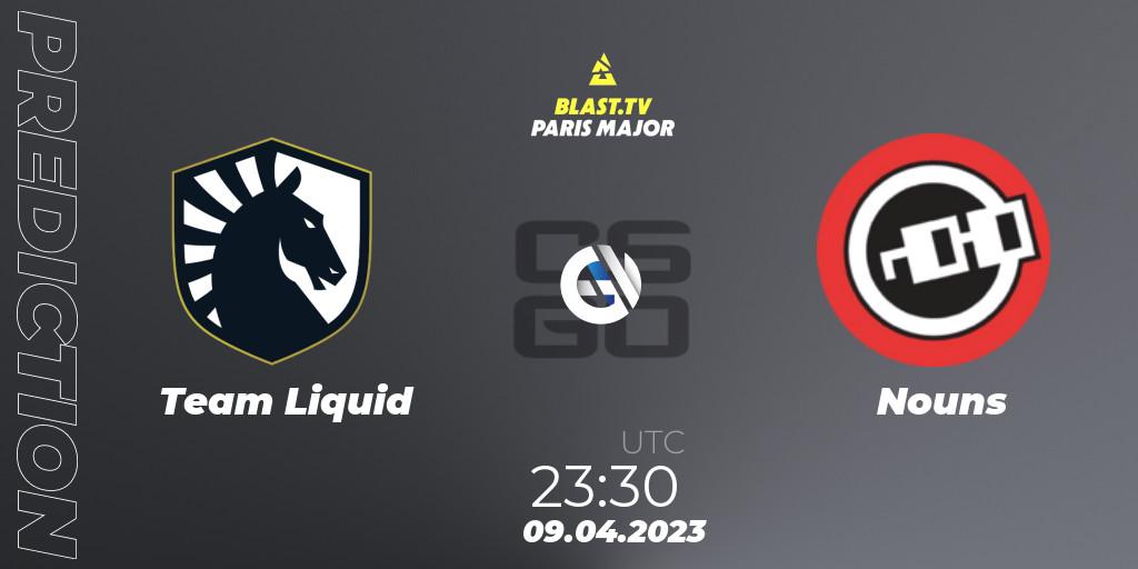 Team Liquid - Nouns: прогноз. 09.04.23, CS2 (CS:GO), BLAST.tv Paris Major 2023 Americas RMR