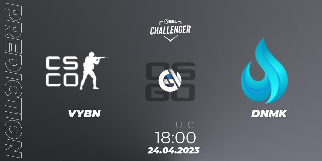 VYBN - DNMK: прогноз. 24.04.2023 at 18:00, Counter-Strike (CS2), ESL Challenger Katowice 2023: South African Qualifier
