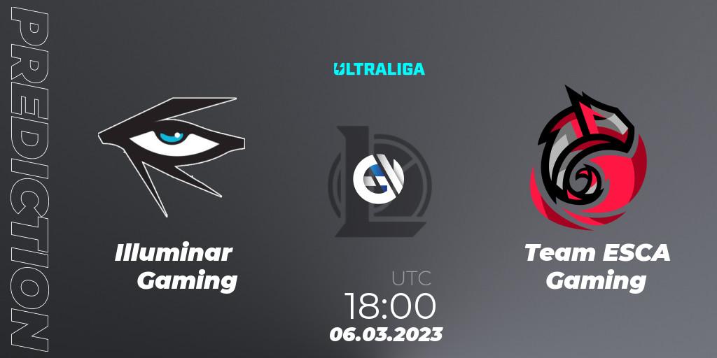 Illuminar Gaming - Team ESCA Gaming: прогноз. 06.03.2023 at 18:00, LoL, Ultraliga Season 9 - Group Stage