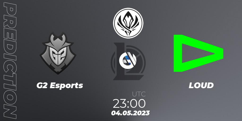 G2 Esports - LOUD: прогноз. 02.05.2023 at 15:00, LoL, Mid-Season Invitational 2023 Group B