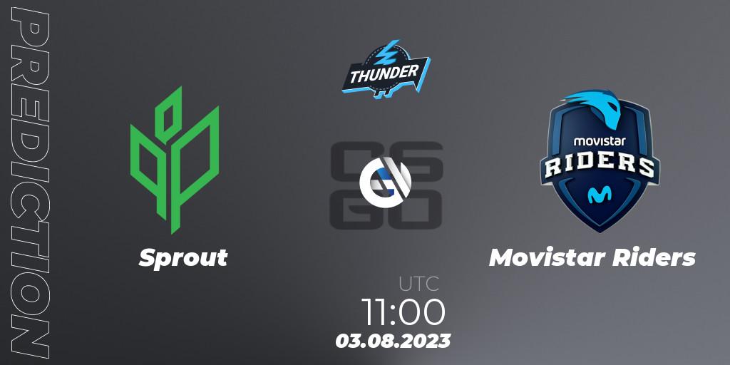 Sprout - Movistar Riders: прогноз. 03.08.2023 at 11:30, Counter-Strike (CS2), Thunderpick World Championship 2023: European Qualifier #1