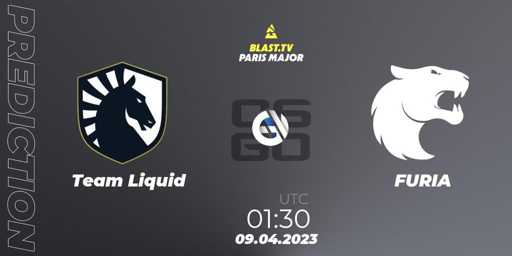 Team Liquid - FURIA: прогноз. 09.04.2023 at 02:00, Counter-Strike (CS2), BLAST.tv Paris Major 2023 Americas RMR