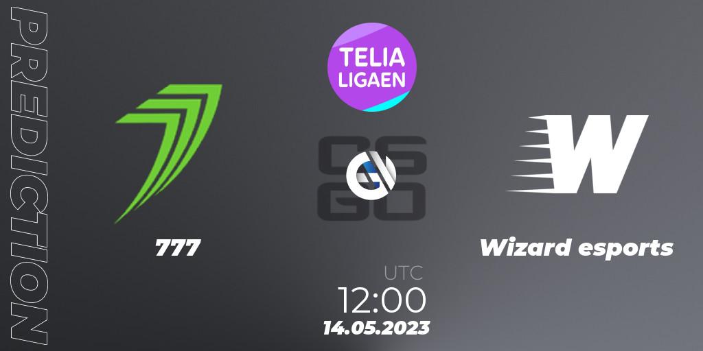 777 - Wizard esports: прогноз. 14.05.2023 at 12:15, Counter-Strike (CS2), Telialigaen Spring 2023