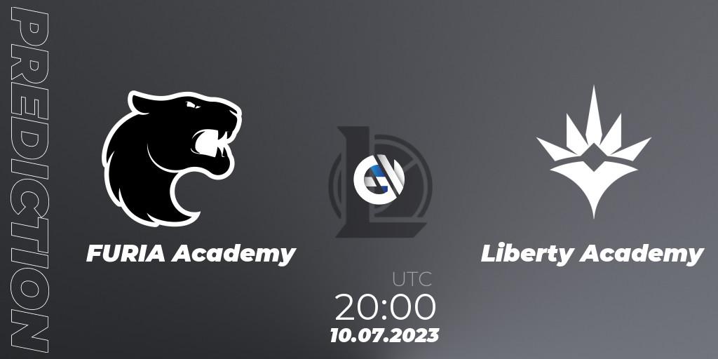 FURIA Academy - Liberty Academy: прогноз. 10.07.23, LoL, CBLOL Academy Split 2 2023 - Group Stage