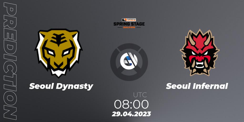Seoul Dynasty - Seoul Infernal: прогноз. 29.04.2023 at 08:00, Overwatch, OWL Stage Qualifiers Spring 2023 West
