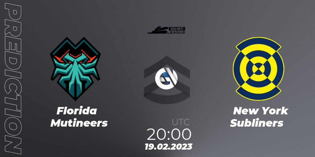 Florida Mutineers - New York Subliners: прогноз. 19.02.2023 at 20:00, Call of Duty, Call of Duty League 2023: Stage 3 Major Qualifiers