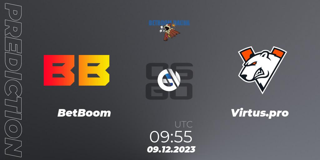 BetBoom - Virtus.pro: прогноз. 09.12.2023 at 09:55, Counter-Strike (CS2), BetBoom Dacha 2023
