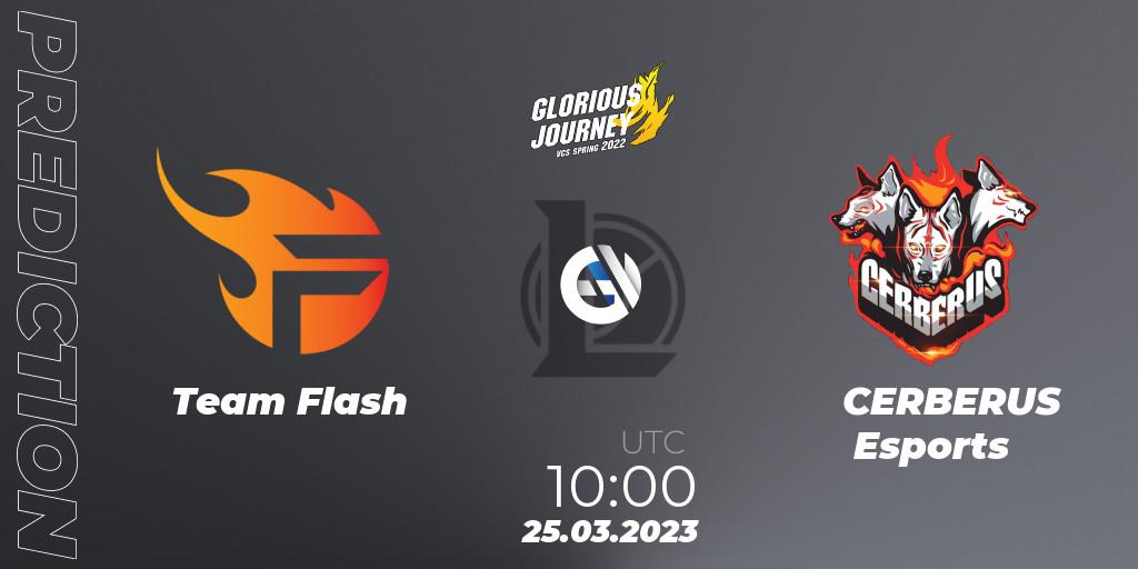 Team Flash - CERBERUS Esports: прогноз. 25.03.23, LoL, VCS Spring 2023 - Group Stage