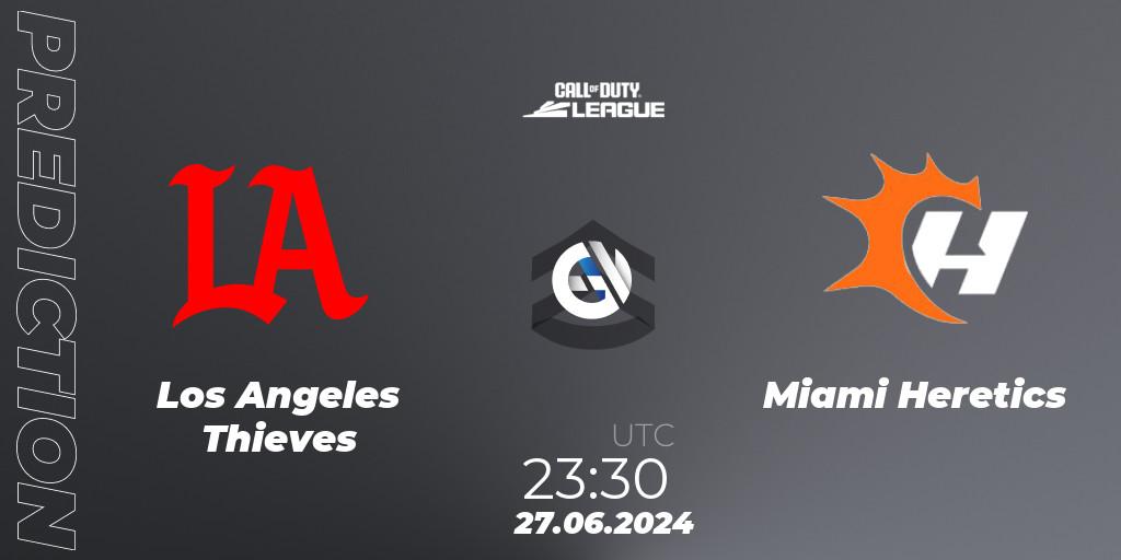 Los Angeles Thieves - Miami Heretics: прогноз. 27.06.2024 at 23:30, Call of Duty, Call of Duty League 2024: Stage 4 Major