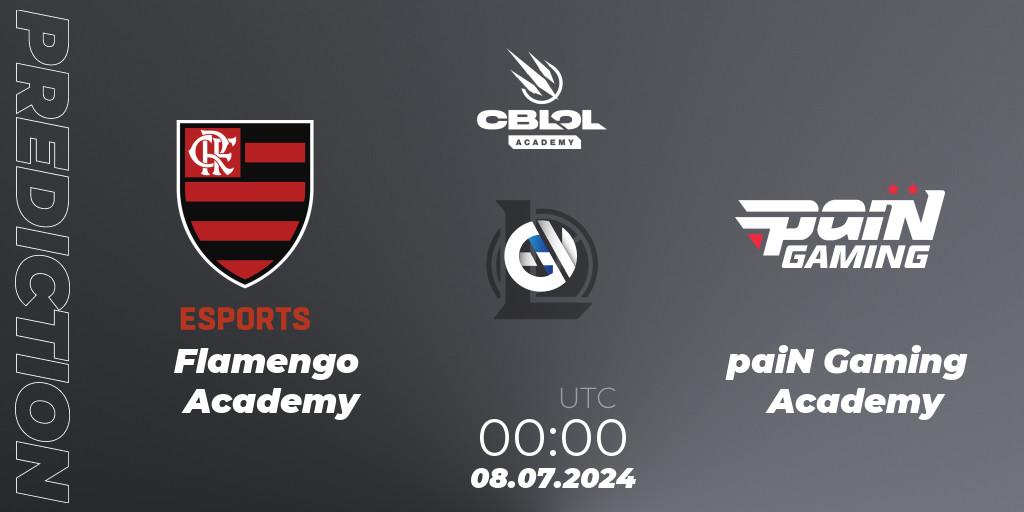 Flamengo Academy - paiN Gaming Academy: прогноз. 09.07.2024 at 00:00, LoL, CBLOL Academy 2024