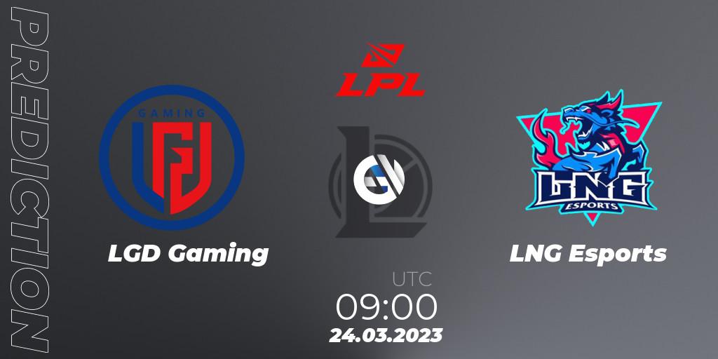 LGD Gaming - LNG Esports: прогноз. 24.03.23, LoL, LPL Spring 2023 - Group Stage