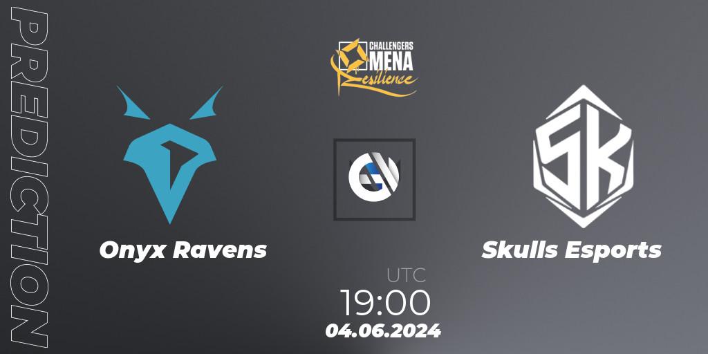 Onyx Ravens - Skulls Esports: прогноз. 04.06.2024 at 19:00, VALORANT, VALORANT Challengers 2024 MENA: Resilience Split 2 - Levant and North Africa