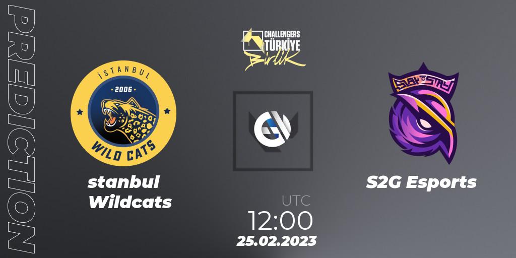 İstanbul Wildcats - S2G Esports: прогноз. 25.02.2023 at 11:30, VALORANT, VALORANT Challengers 2023 Turkey: Birlik Split 1