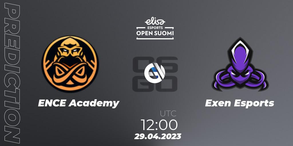 ENCE Academy - Exen Esports: прогноз. 29.04.23, CS2 (CS:GO), Elisa Open Suomi Season 5