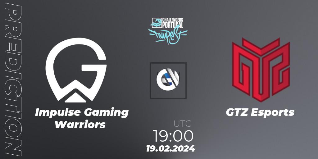 Impulse Gaming Warriors - GTZ Esports: прогноз. 19.02.2024 at 19:00, VALORANT, VALORANT Challengers 2024 Portugal: Tempest Split 1