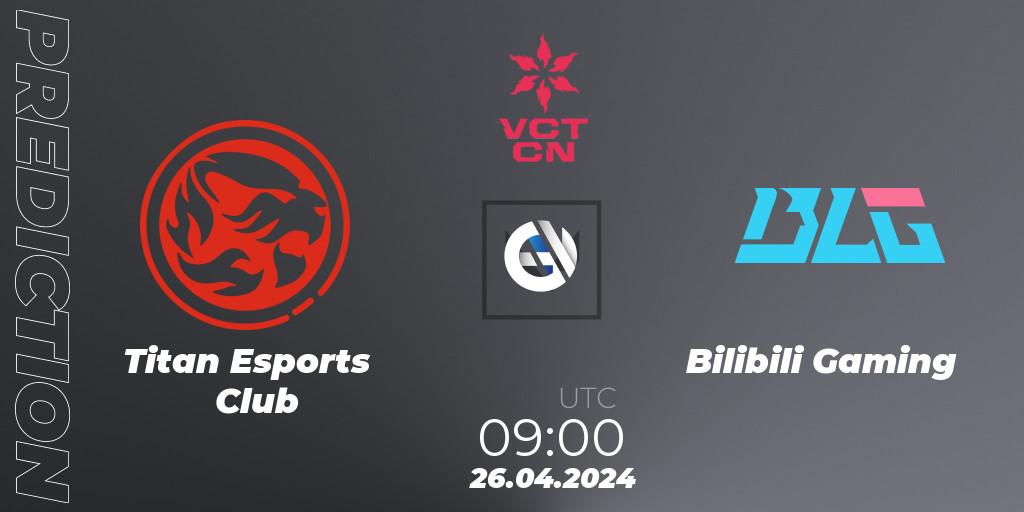 Titan Esports Club - Bilibili Gaming: прогноз. 26.04.24, VALORANT, VALORANT Champions Tour China 2024: Stage 1 - Group Stage