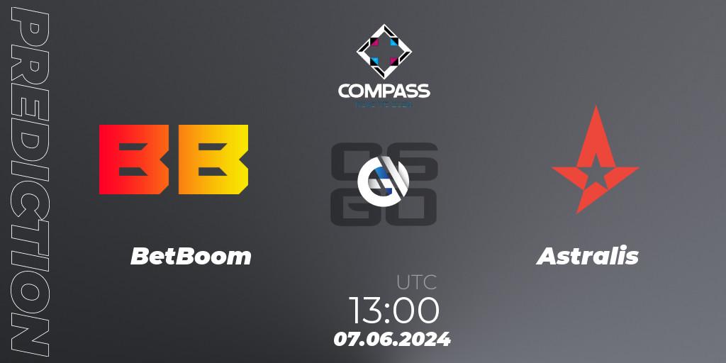BetBoom - Astralis: прогноз. 07.06.2024 at 13:15, Counter-Strike (CS2), YaLLa Compass 2024