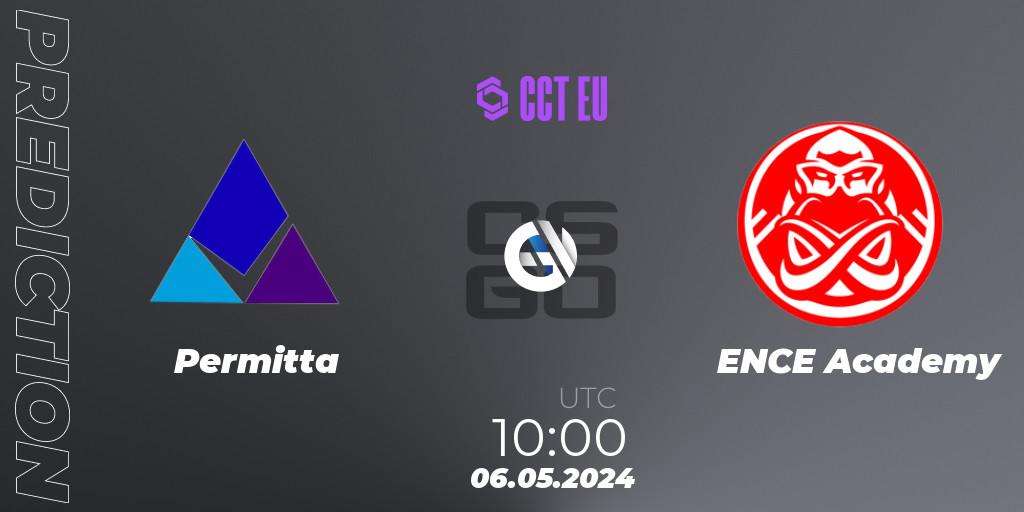 Permitta - ENCE Academy: прогноз. 06.05.2024 at 10:00, Counter-Strike (CS2), CCT Season 2 Europe Series 2 