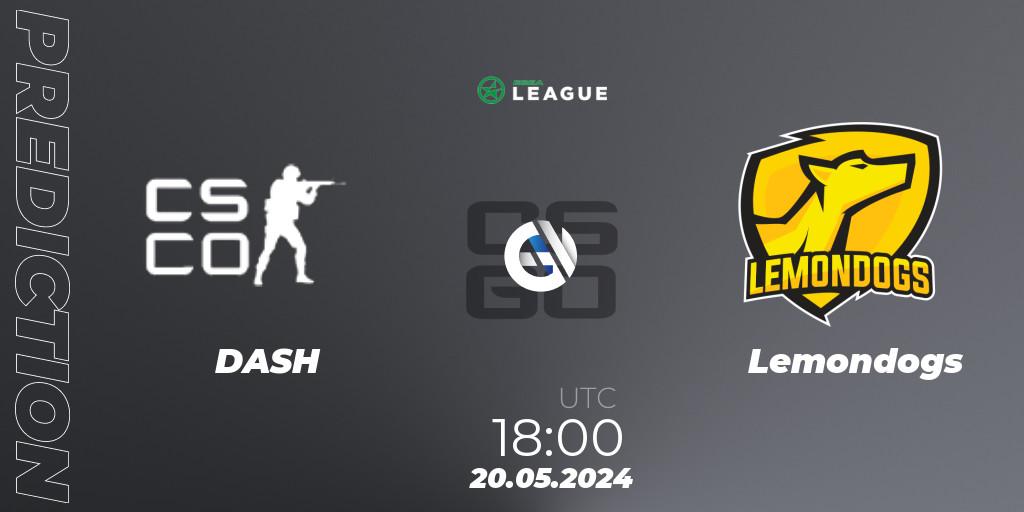DASH - Lemondogs: прогноз. 20.05.2024 at 18:00, Counter-Strike (CS2), ESEA Season 49: Advanced Division - Europe