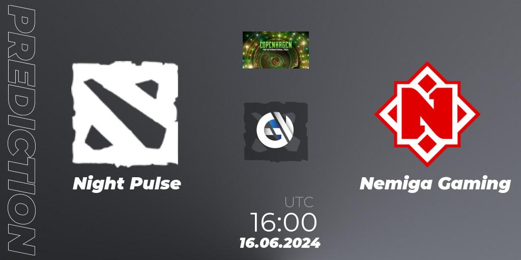 Night Pulse - Nemiga Gaming: прогноз. 16.06.2024 at 16:00, Dota 2, The International 2024: Eastern Europe Closed Qualifier
