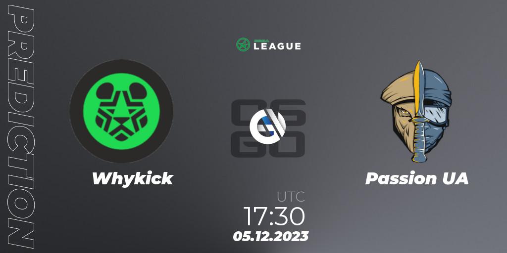 Whykick - Passion UA: прогноз. 05.12.2023 at 17:30, Counter-Strike (CS2), ESEA Season 47: Main Division - Europe