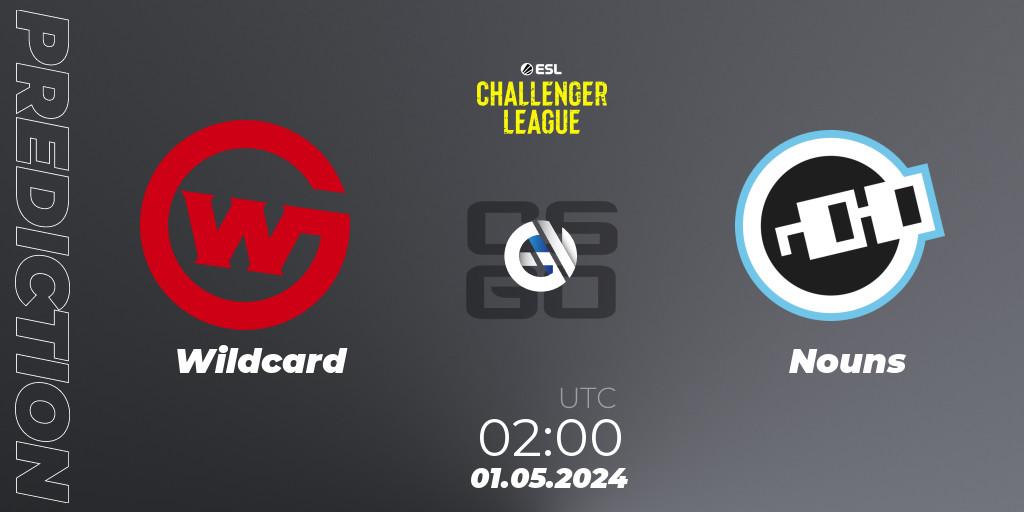 Wildcard - Nouns: прогноз. 14.05.24, CS2 (CS:GO), ESL Challenger League Season 47: North America