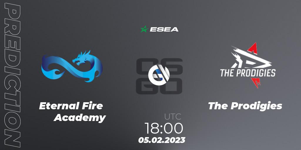 Eternal Fire Academy - The Prodigies: прогноз. 05.02.23, CS2 (CS:GO), ESEA Season 44: Advanced Division - Europe