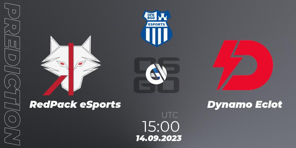 RedPack eSports - Dynamo Eclot: прогноз. 14.09.2023 at 15:00, Counter-Strike (CS2), OFK BGD Esports Series #1