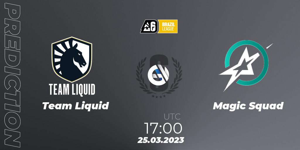 Team Liquid - Magic Squad: прогноз. 25.03.23, Rainbow Six, Brazil League 2023 - Stage 1
