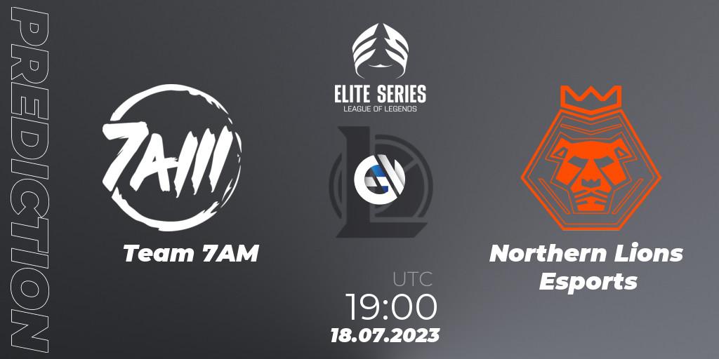 Team 7AM - Northern Lions Esports: прогноз. 18.07.23, LoL, Elite Series Summer 2023